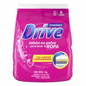 DRIVE JABON EN POLVO x 3kg MATIC ROSA